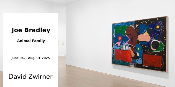 EXHIBITION // JOE BRADLEY - ANIMAL FAMILY // DAVID ZWIRNER GALLERY // LONDON
