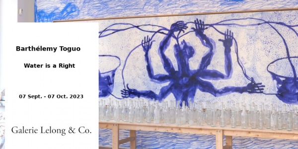 EXPO // BARTHELEMY TOGUO - WATER IS A RIGHT // GALERIE LELONG & CO // PARIS